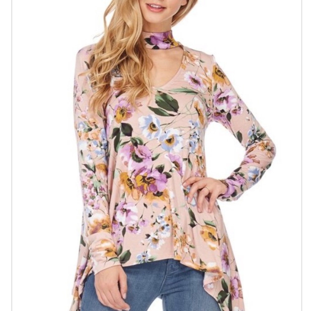 Floral choker top - Picture 8 of 8